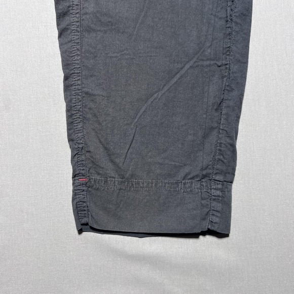 Xirena Cotton Drawstring Pants Womens Medium Faded Black Elastic Waist High Rise - Picture 4 of 14